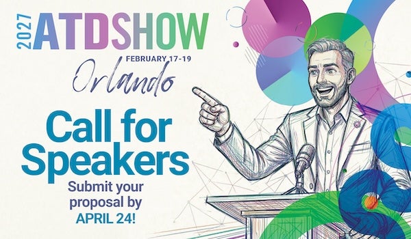ATD Show 2027 call for speakers