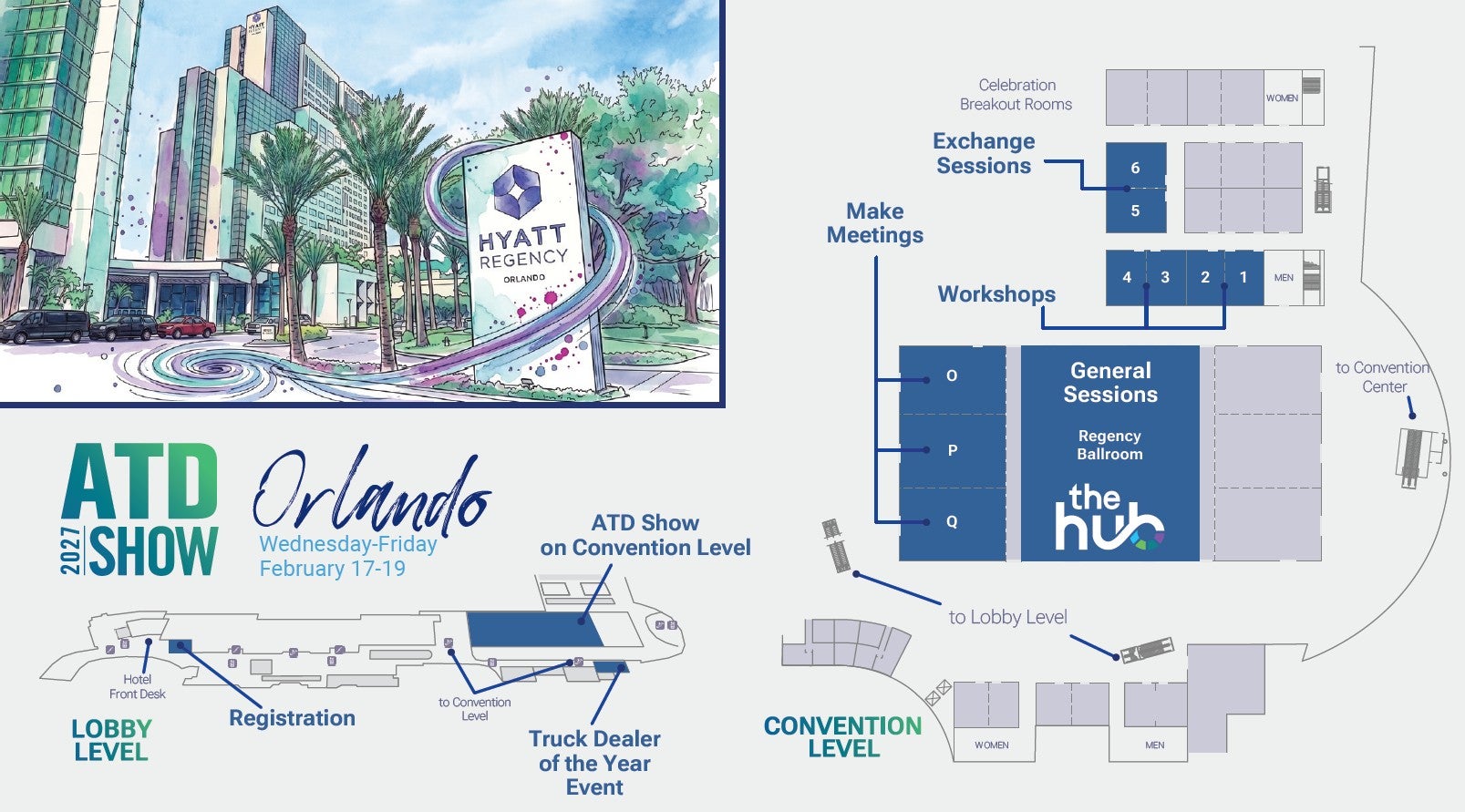 ATD Show 2027 map