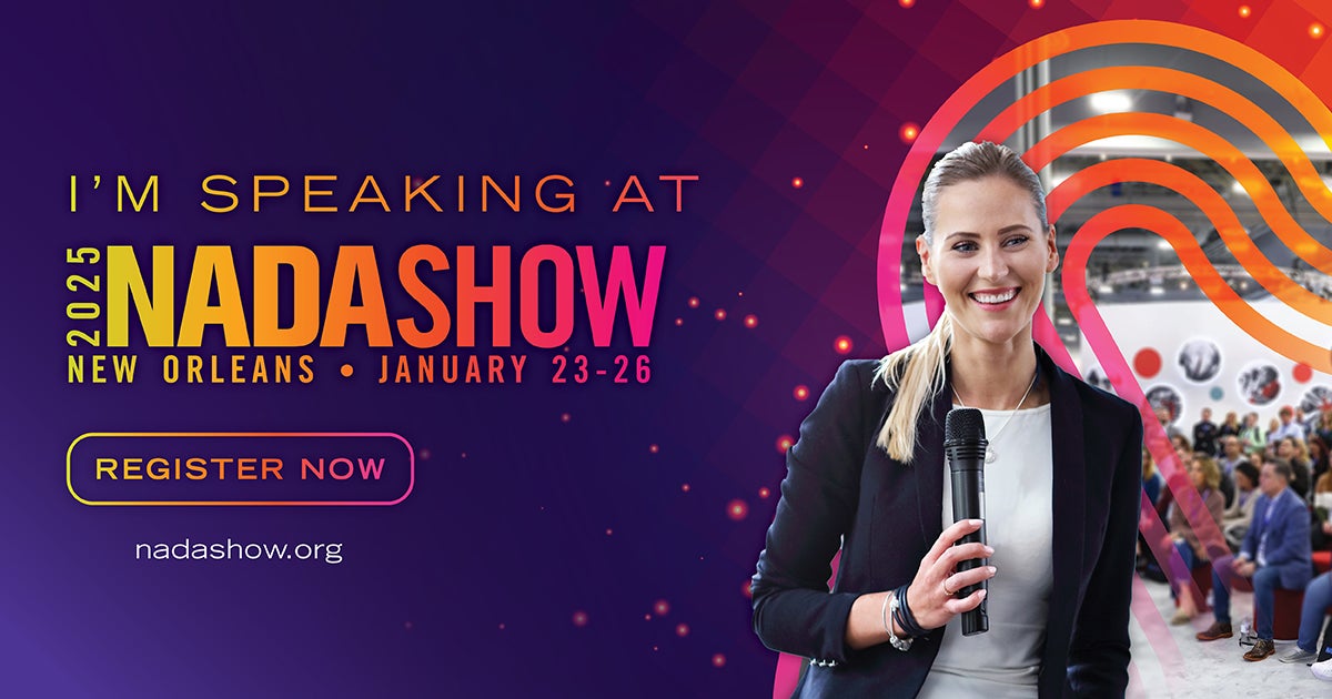 Im Speaking at NADA Show 2025