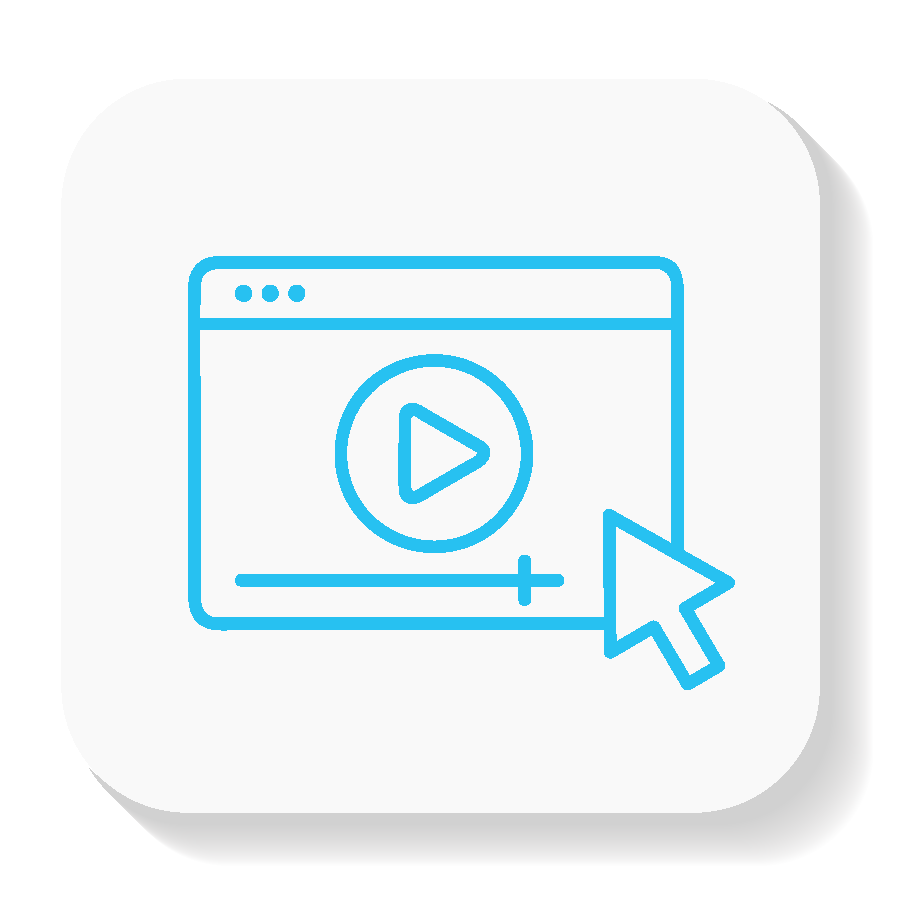 Screen with arrow icon