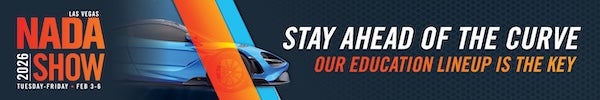 NADA Show 2026 Stay ahead of the curve - our education is key 600x100