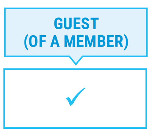 Guest (of a member)