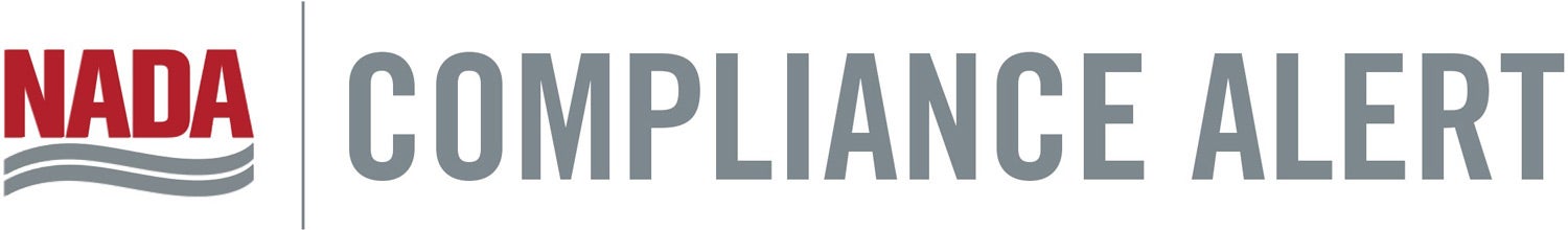 NADA Compliance Alert