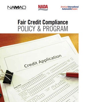 NADA Fair Credit Compliance Policy 