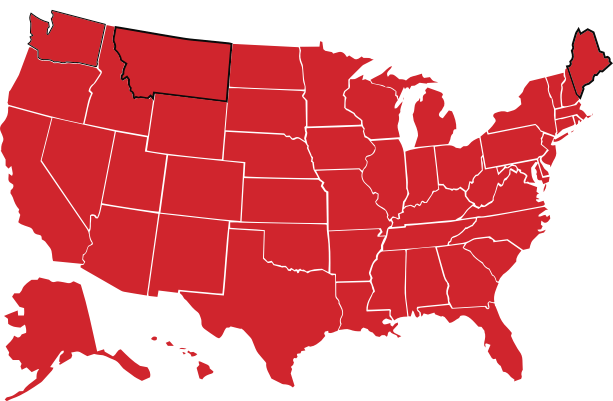 Map of the United States