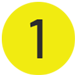 Yellow circle number 1 graphic