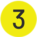 Yellow circle number 3 graphic