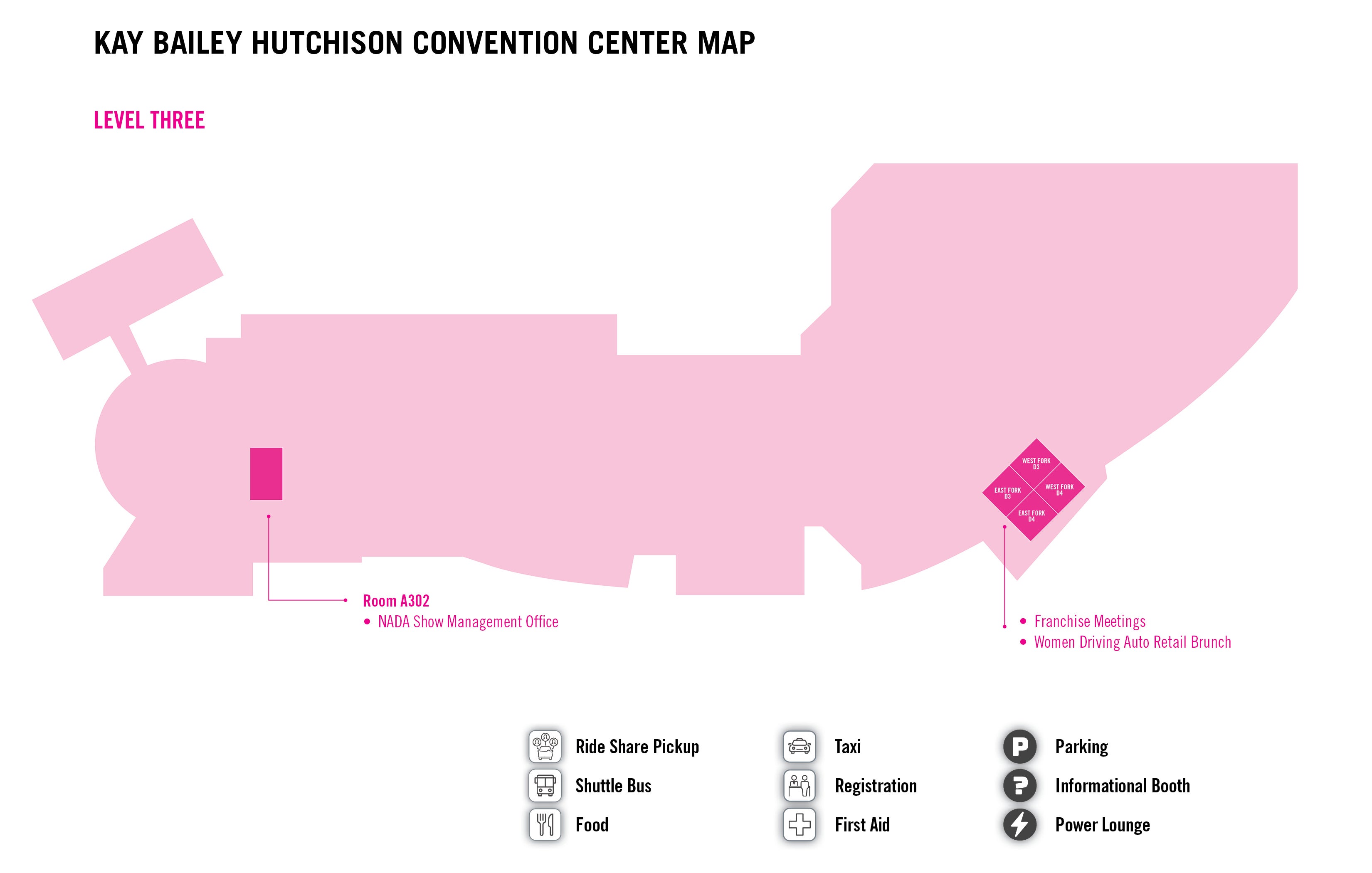2023 NADA Show Convention Center Maps – Level 3