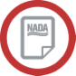 Transparent NADA Doc Icon w/Thick Red Outline