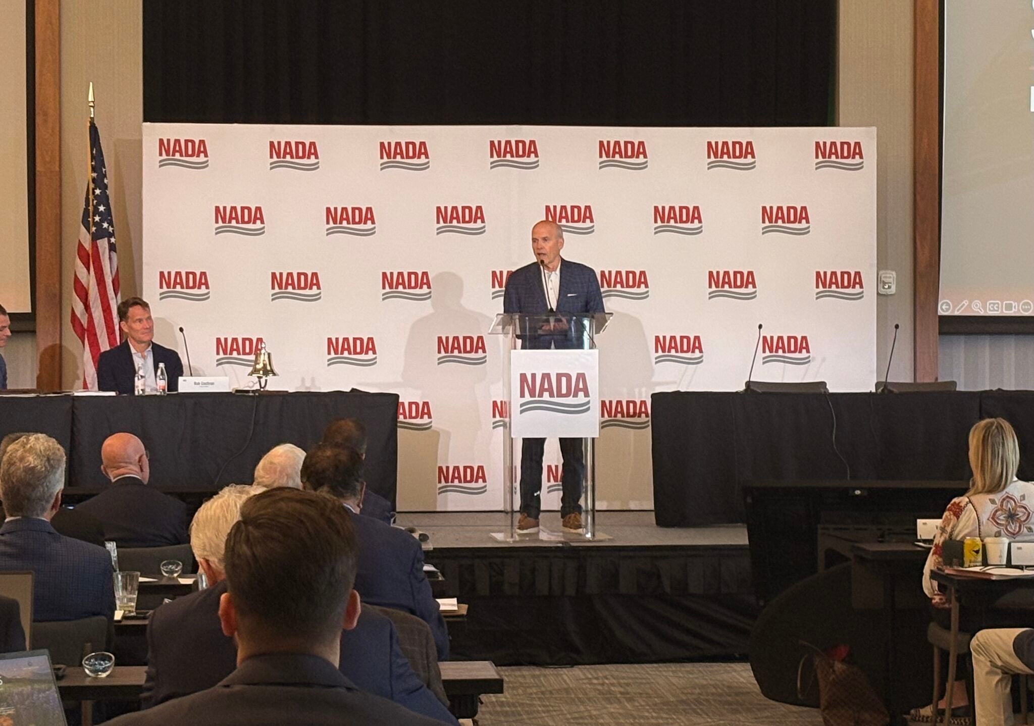 Michael Hayes addresses NADA Board
