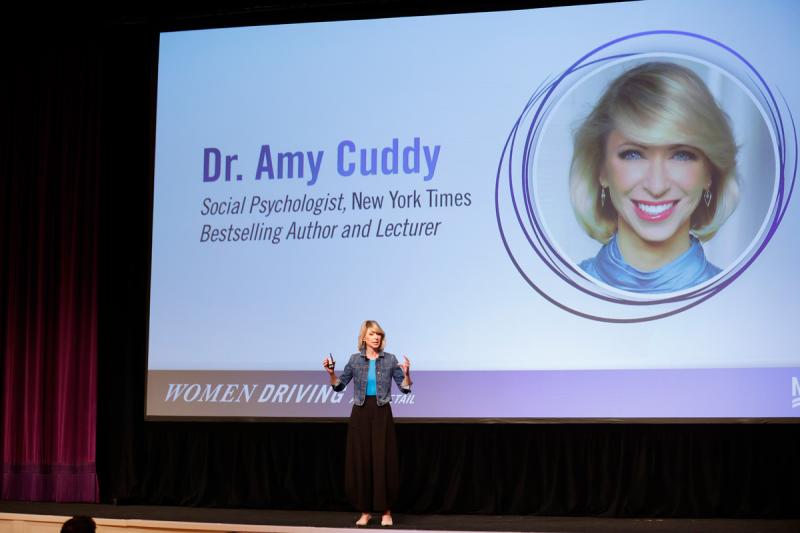 Dr. Amy Cuddy speaks at WDAR event at NADA Show