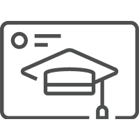 Online courses icon