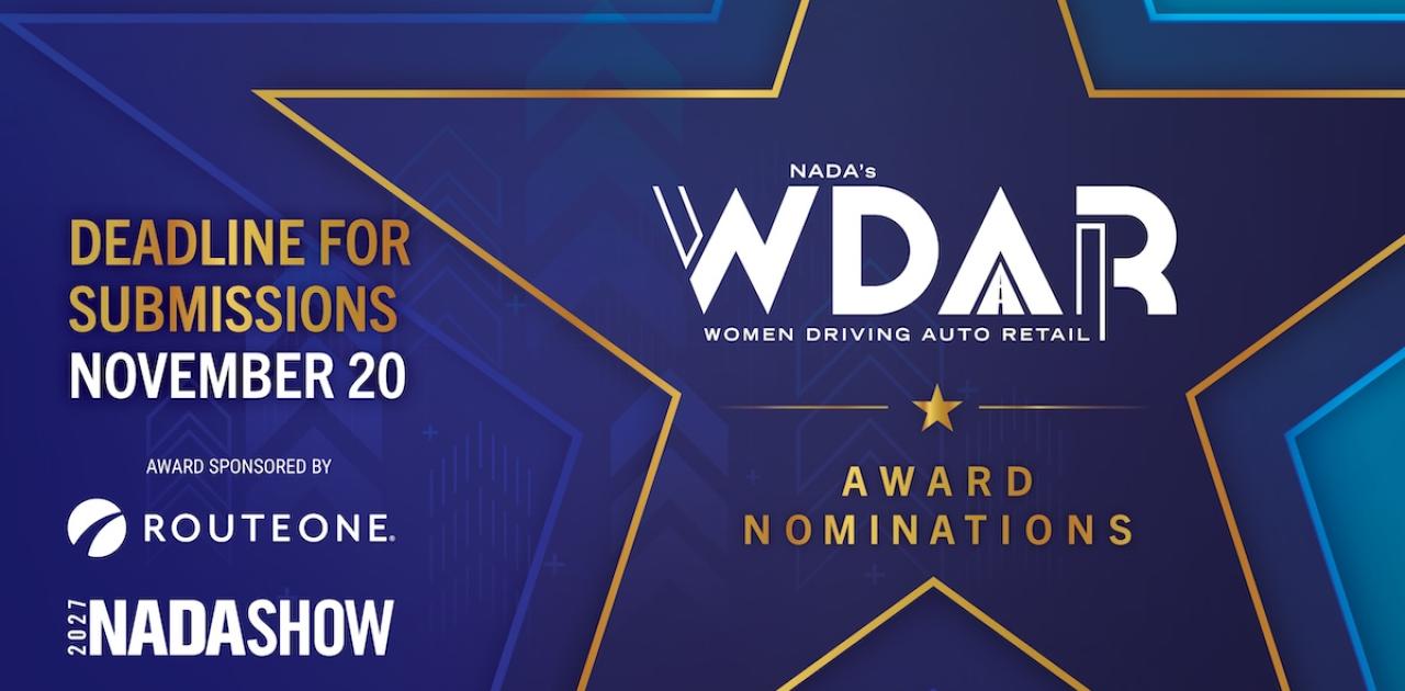 Nominations Open for 2027 NADA Show WDAR Awards