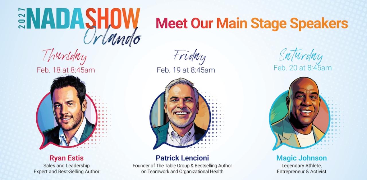 Meet the NADA Show 2027 Main Stage Speakers