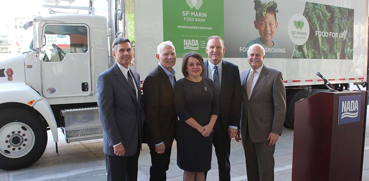 NADA Donation Helps San Francisco-Marin Food Bank Purchase a New Commercial Truck