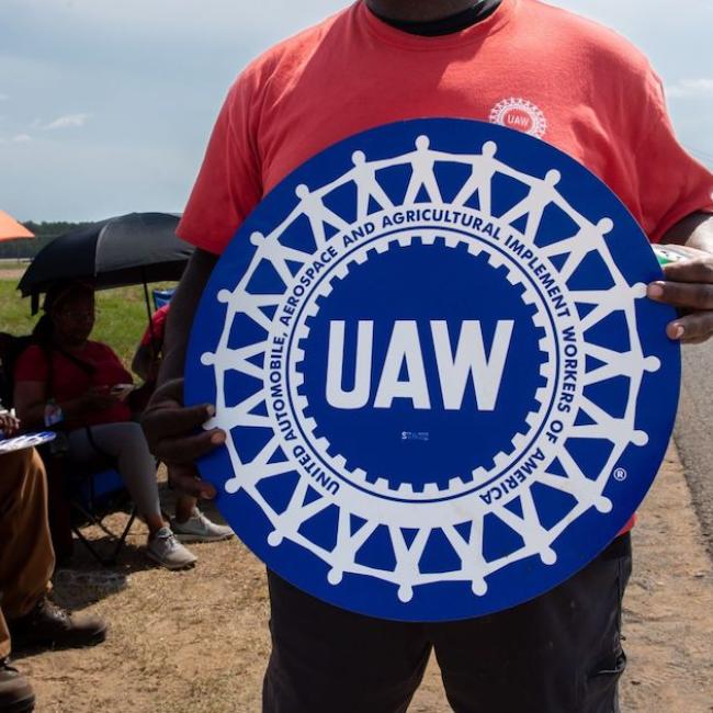 Mercedes Plant in Alabama Reaches Key Milestone in UAW Union Campaign (Bloomberg)