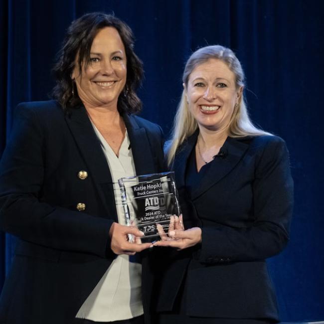 Katie Hopkins of Truck Centers, Inc. Selected as 2024 Truck Dealer of the Year
