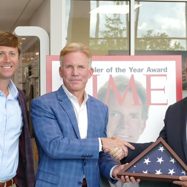 Rep. Clay Higgins (R-La.) Honors 2022 TIME Dealer of the Year Bob Giles